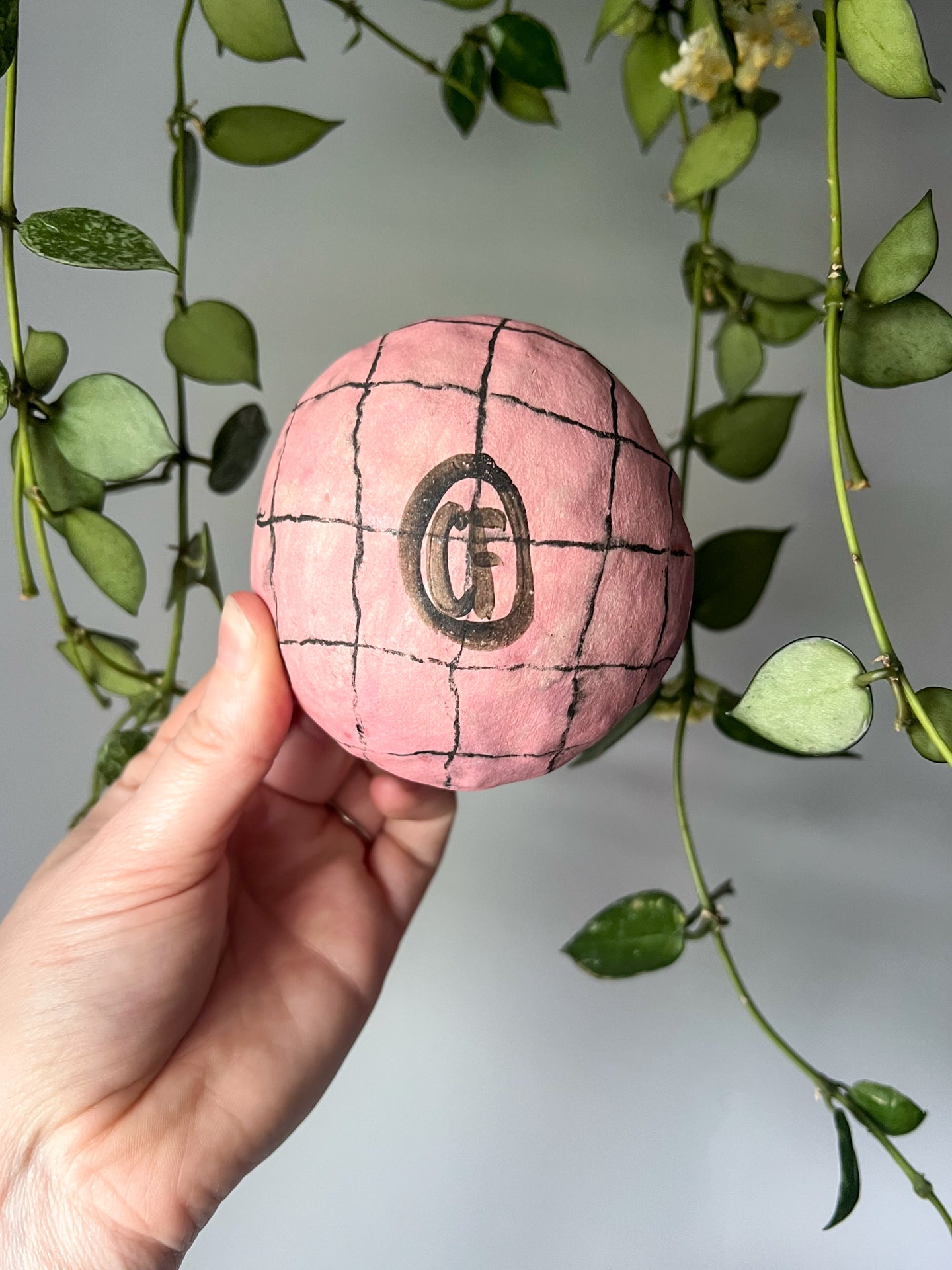 pink grid teensy dish (but bigger)