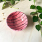 pink stripes teensy dish