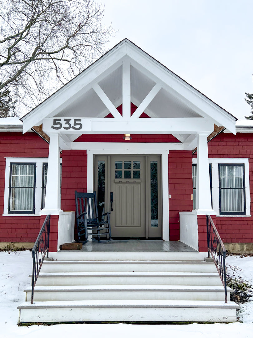 arts + crafts house numbers