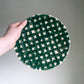 emerald patterned plate